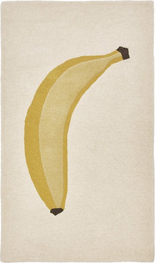 Dětský koberec s příměsí vlny 80x140 cm Banana – OYOY Mini OYOY MINI