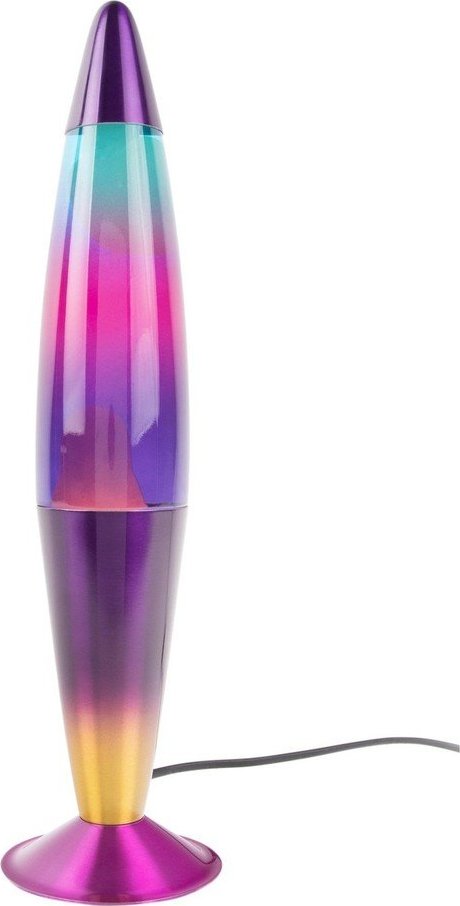 Fialová skleněná lávová lampa (výška 41