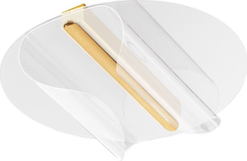 Hliníkové LED stmívatelné stropní svítidlo ve zlaté barvě 55x45 cm Valentin – Nova Luce Nova Luce