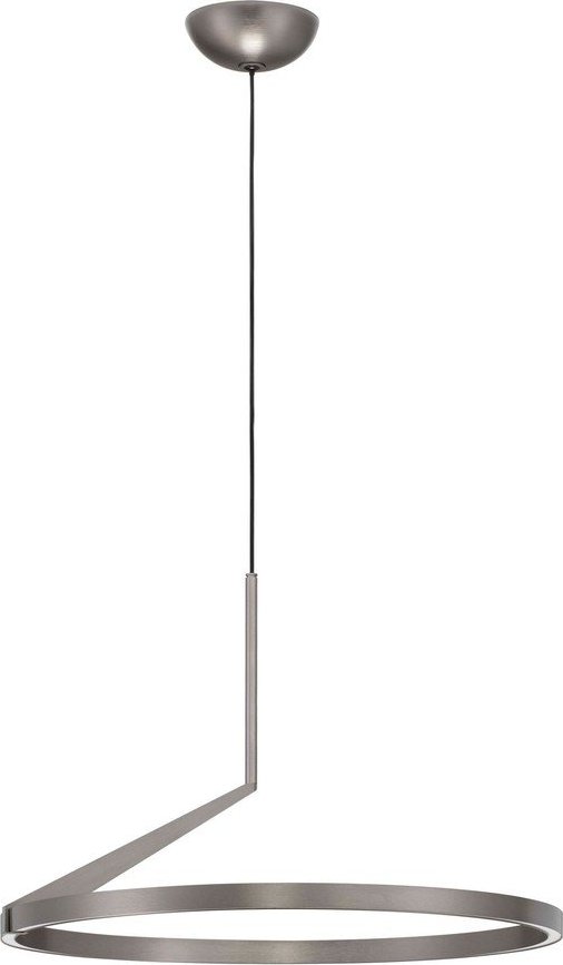 Hliníkové LED stmívatelné závěsné svítidlo ve stříbrné barvě ø 60 cm Tilia – Nova Luce Nova Luce