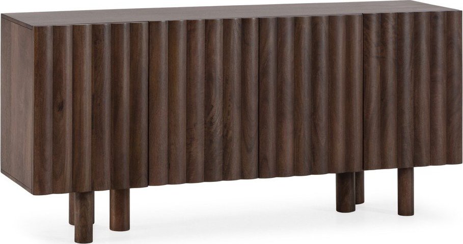 Hnědá komoda z mangového dřeva 160x80x40 cm Tamira – MOME Mome