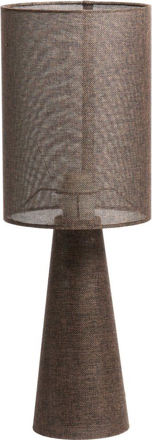 Hnědá stolní lampa s textilním stínidlem (výška 58 cm) Micky – Light & Living Light & Living