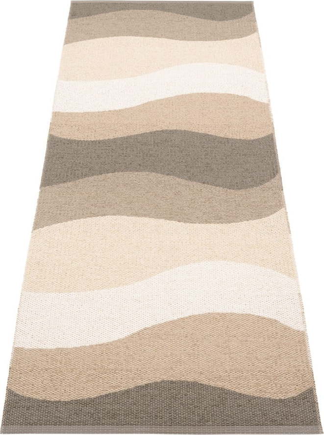 Hnědo-béžový vnitřní a venkovní běhoun 70x200 cm Urvi Earth – Pappelina Pappelina