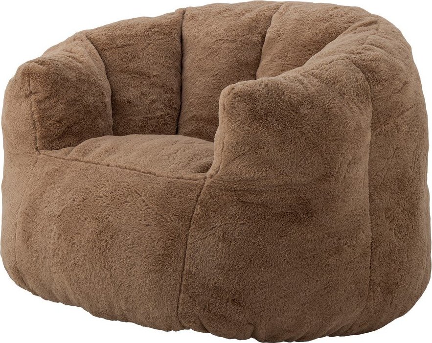 Hnědý dětský sedací vak z umělé kožešiny Kari – Bloomingville Mini Bloomingville Mini