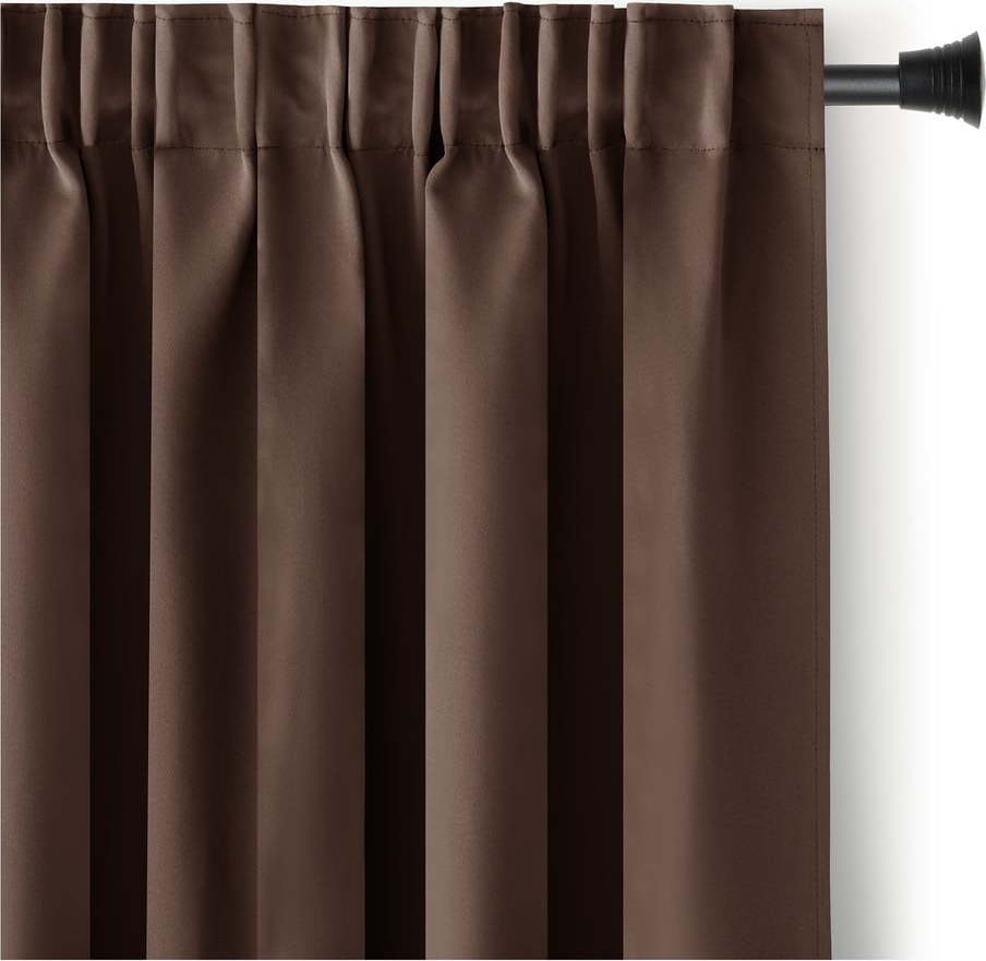 Hnědý dimout závěs 140x245 cm Kierra – Restilo Restilo