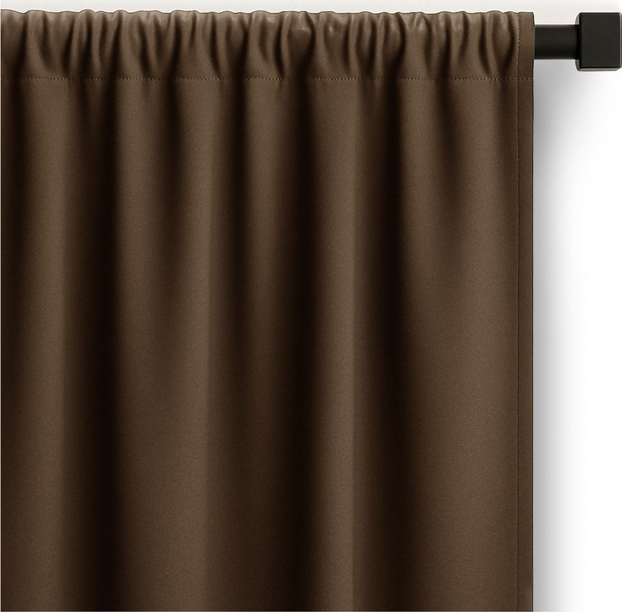 Hnědý dimout závěs 140x270 cm Carli – Restilo Restilo