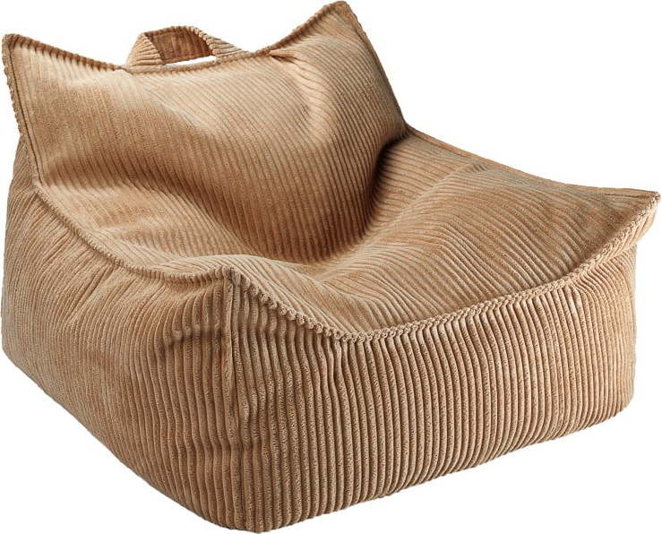 Hnědý manšestrový dětský sedací vak Chair – Wigiwama Wigiwama