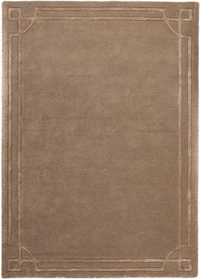 Hnědý ručně tkaný vlněný koberec 120x170 cm Gatsby – Flair Rugs Flair Rugs
