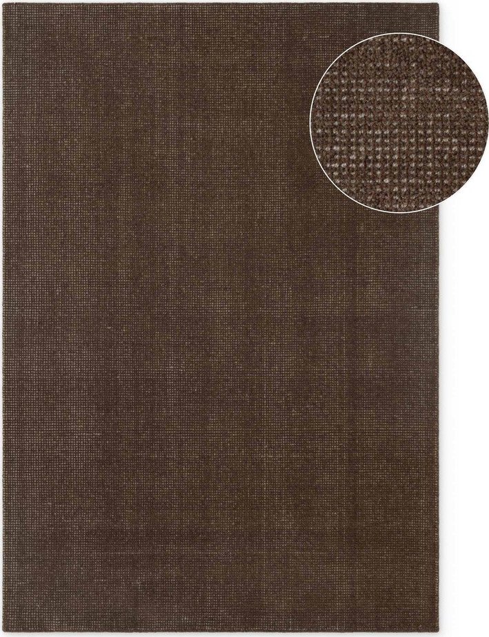 Hnědý ručně tkaný vlněný koberec 160x230 cm Greenwich – Ted Baker Ted Baker