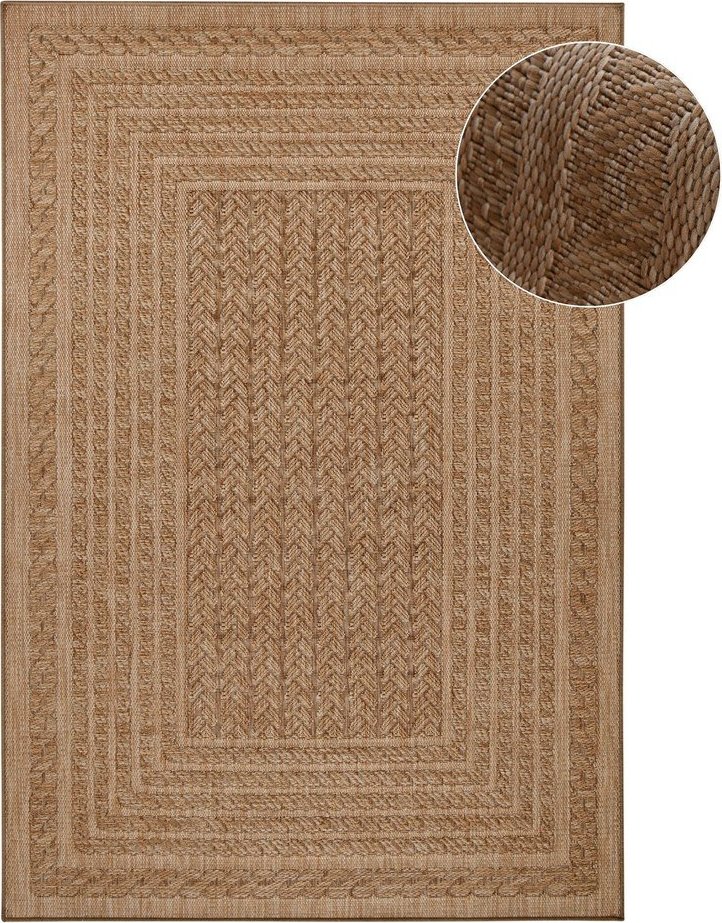 Hnědý vnitřní a venkovní koberec 200x290 cm Limonero – Hanse Home Hanse Home