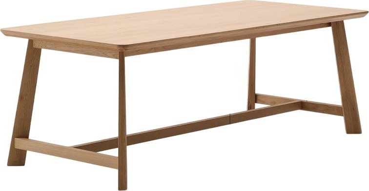 Jídelní stůl s deskou v dubovém dekoru 100x220 cm Idun – Kave Home Kave Home
