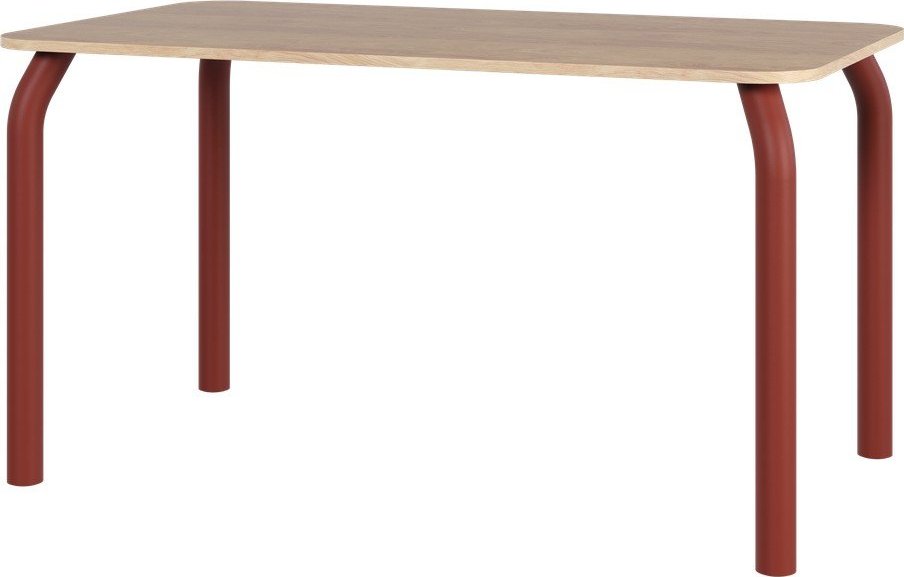 Jídelní stůl s deskou v dubovém dekoru 80x140 cm Meko – noo.ma NOO.MA
