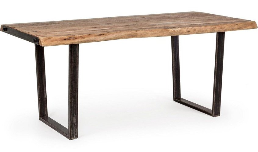 Jídelní stůl s deskou z akácie 90x180 cm Elmer – Bizzotto Bizzotto