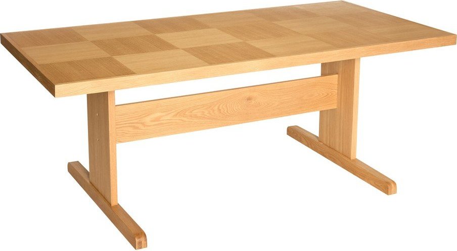 Jídelní stůl v dekoru dubu 95x195 cm Skak – Hübsch Hübsch