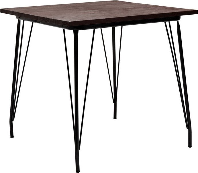 Jídelní stůl z jilmového dřeva ø 80 cm District – Premier Housewares Premier Housewares