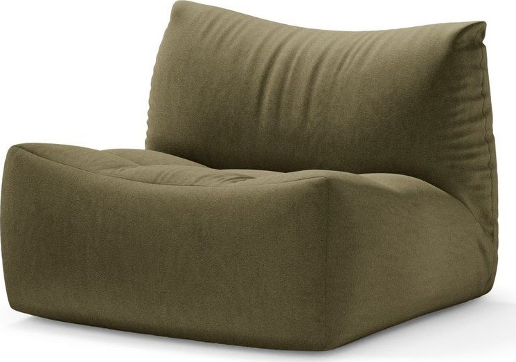 Khaki sametové křeslo Tove – Micadoni Micadoni