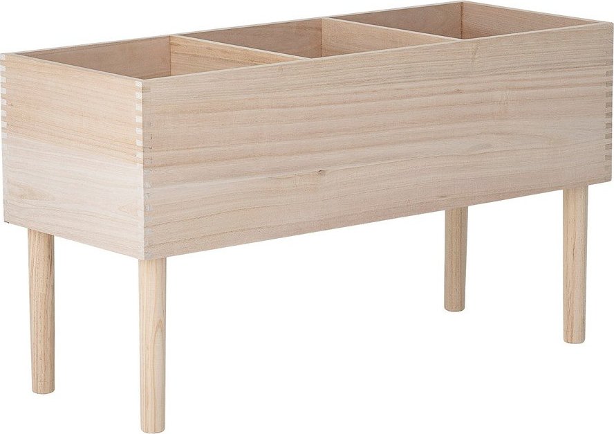 Knihovna z masivu pavlovnie ve světle přírodní barvě 91x50x35 cm Douve – Bloomingville Bloomingville
