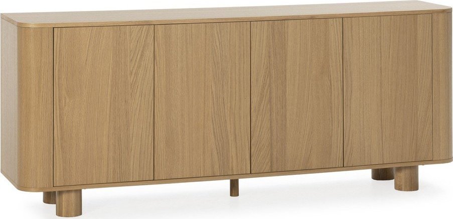 Komoda v dekoru dubu v přírodní barvě 180x75x40 cm Padoc – MOME Mome