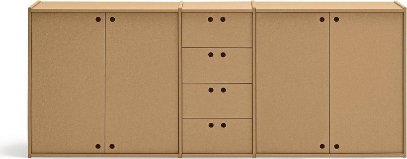 Komoda v přírodní barvě 197x80x40 cm Wally – Teulat Teulat