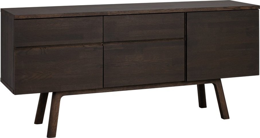 Komoda z dubového dřeva v tmavě přírodní barvě 170x77x42 cm Cleardale – Rowico Rowico