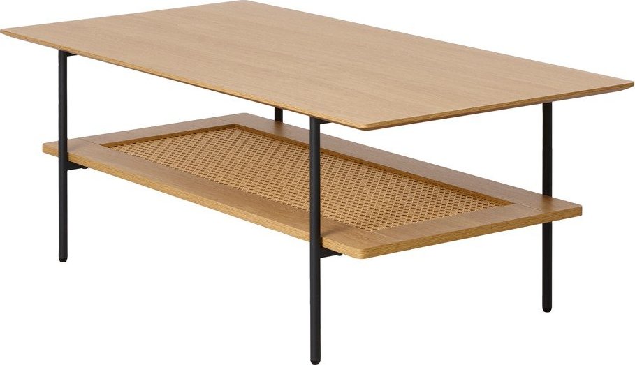 Konferenční stolek v dekoru dubu v přírodní barvě 55x110 cm Pensacola – Unique Furniture Unique Furniture