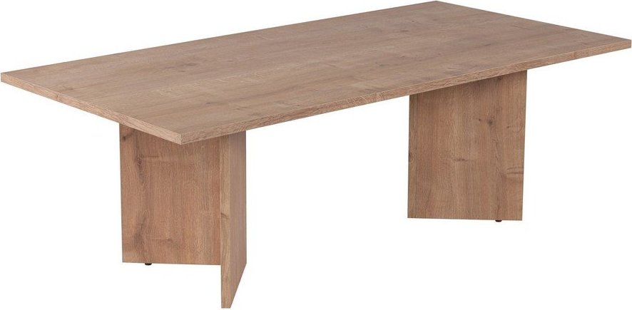 Konferenční stolek v dekoru dubu v přírodní barvě 60x119 cm Sabin – Kalune Design Kalune Design