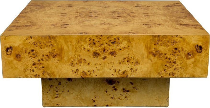 Konferenční stolek v dekoru ořechu v přírodní barvě 90x90 cm Quinn – Dutchbone Dutchbone