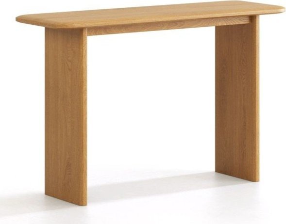Konzolový stolek z dubového dřeva v přírodní barvě 40x120 cm Charlotte – Micadoni Micadoni
