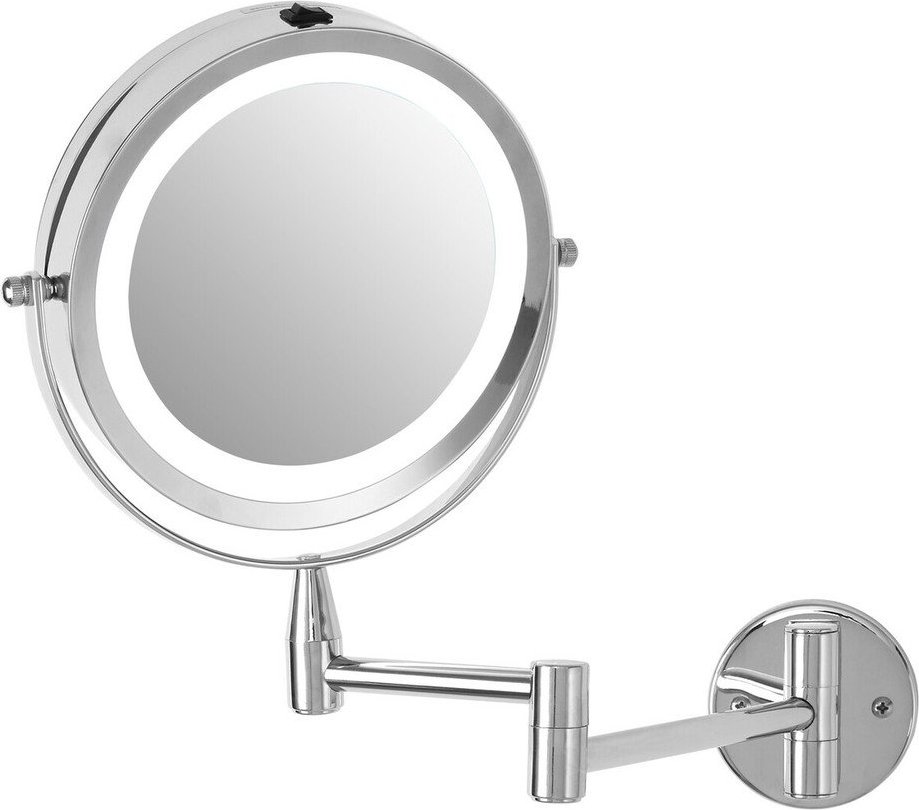 Kosmetické zrcadlo s osvětlením/zvětšovací (zvětšení 2x) 18x29 cm Cassini – Premier Housewares Premier Housewares