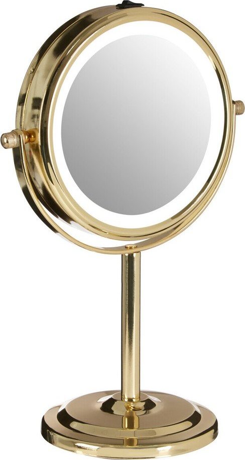 Kosmetické zrcadlo s osvětlením/zvětšovací (zvětšení 2x) ø 15 cm Cassini – Premier Housewares Premier Housewares