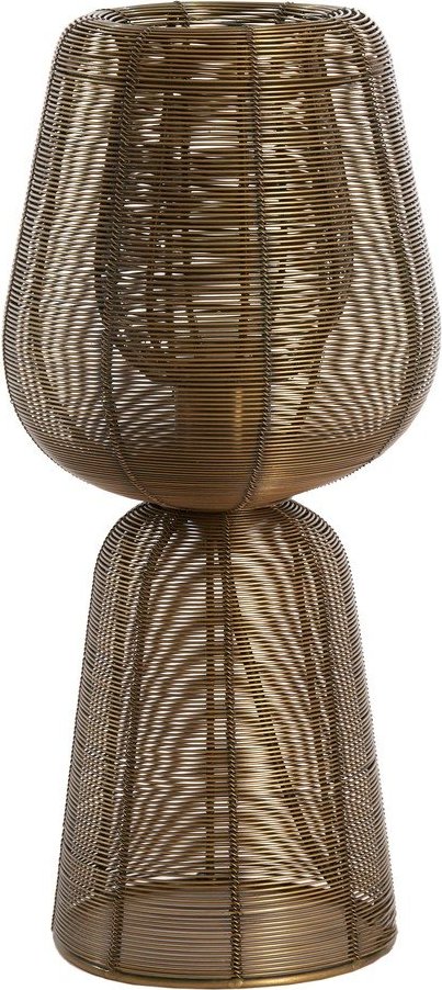 Kovová stolní lampa v bronzové barvě (výška 42 cm) Aboso – Light & Living Light & Living