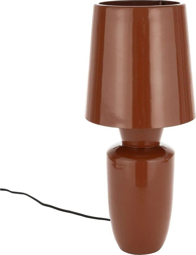 Kovová stolní lampa v terakotové barvě s kovovým stínidlem (výška 42 cm) Classy – Zuiver Zuiver