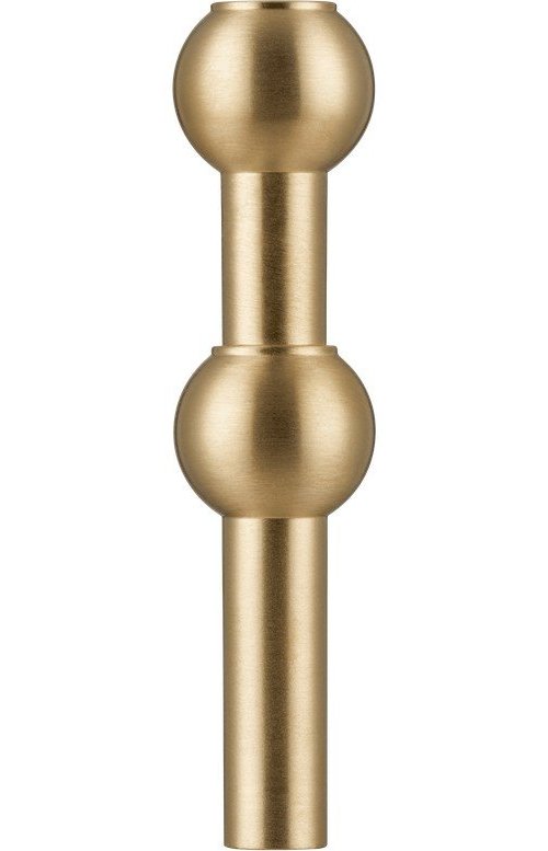 Kovová váza v mosazné barvě (výška 10 cm) Nagel – STOFF Nagel Stoff Nagel
