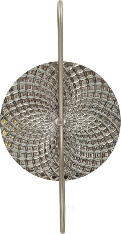 Kovové nástěnné svítidlo ve stříbrné barvě Silvery – Mauro Ferretti Mauro Ferretti