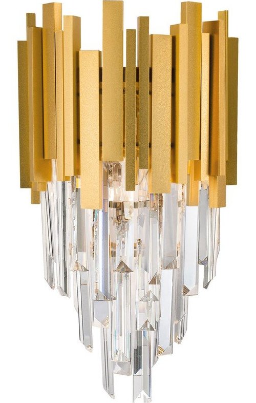 Kovové nástěnné svítidlo ve zlaté barvě Grane – Nova Luce Nova Luce