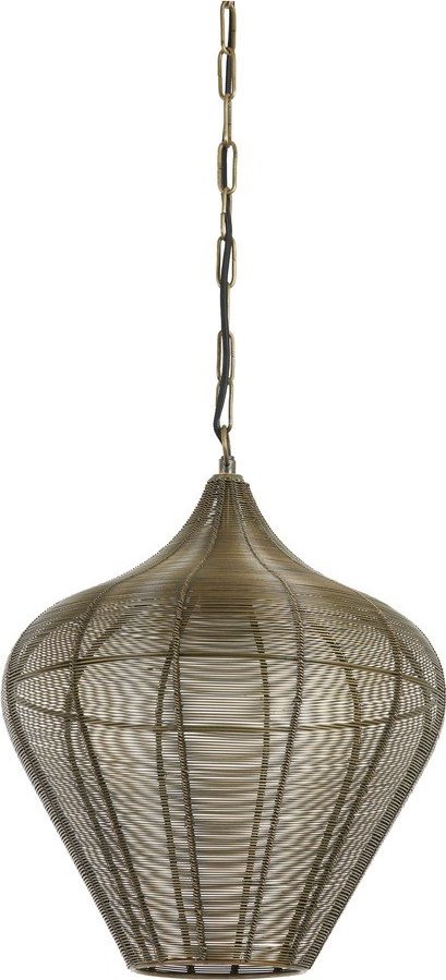 Kovové závěsné svítidlo v bronzové barvě ø 36 cm Alvaro – Light & Living Light & Living