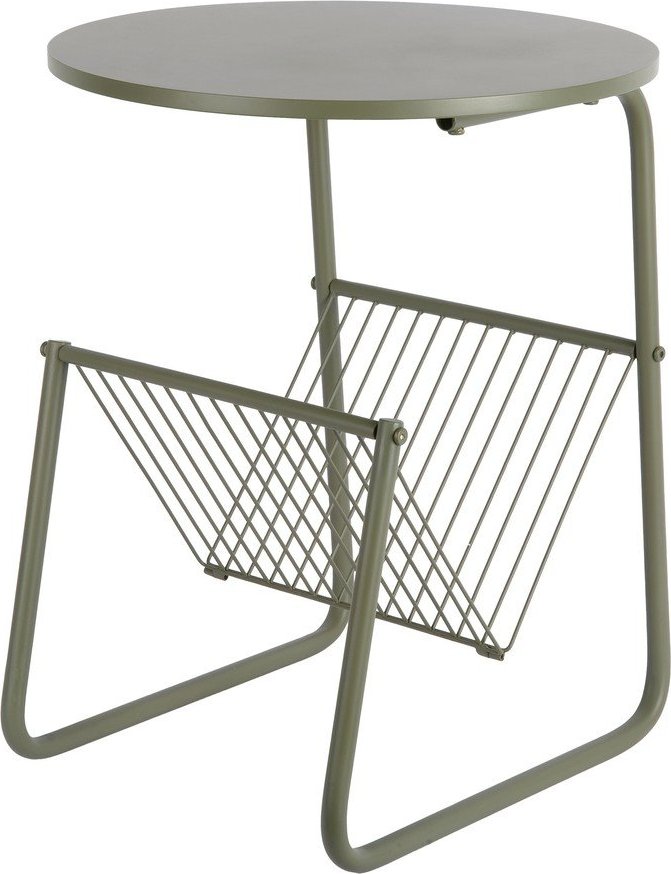 Kovový kulatý odkládací stolek ø 40 cm Riqueza Revista – Leitmotiv Leitmotiv