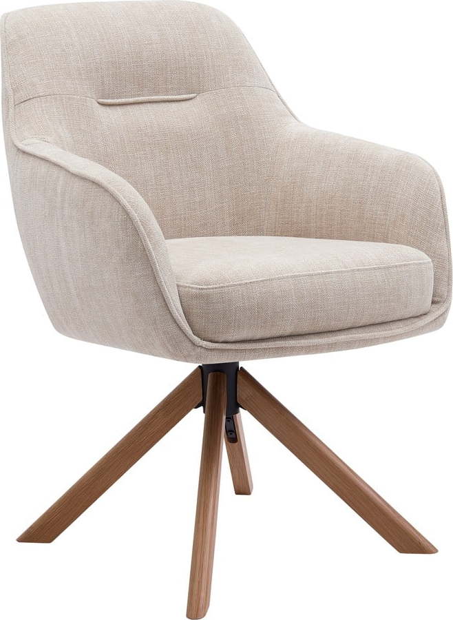 Krémová čalouněná jídelní křesla v sadě 2 ks Avola – Unique Furniture Unique Furniture