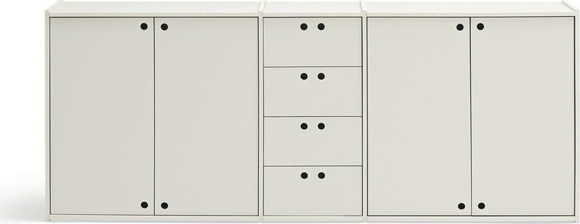 Krémová komoda 197x80x40 cm Wally – Teulat Teulat