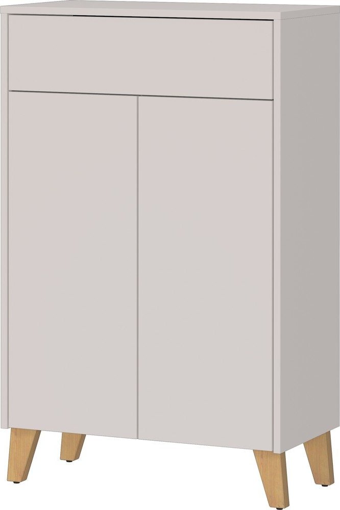Krémová matná vysoká koupelnová skříňka 63x101 cm Arnea – Germania Germania