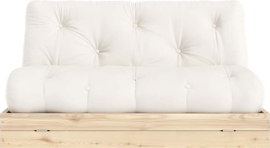 Krémová rozkládací pohovka 145 cm Flip – Karup Design Karup
