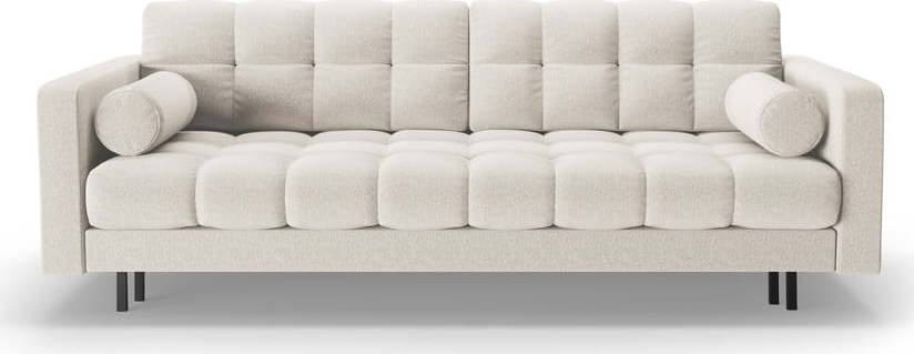 Krémová rozkládací/s úložným prostorem pohovka 222 cm Bali – Cosmopolitan Design Cosmopolitan design
