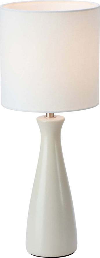 Krémová stolní lampa s textilním stínidlem (výška 42 cm) Birillo – Markslöjd Markslöjd