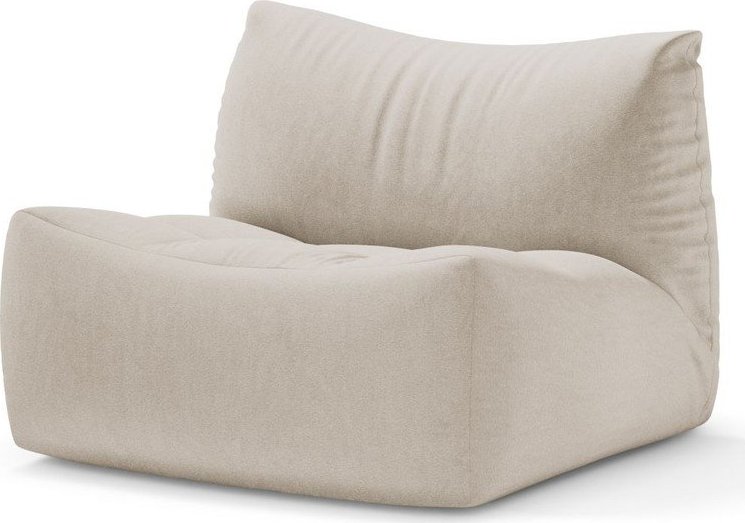 Krémové sametové křeslo Tove – Micadoni Micadoni