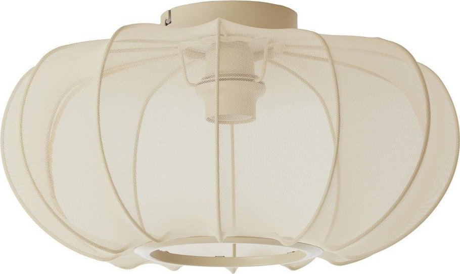 Krémové stropní svítidlo s textilním stínidlem ø 40 cm Plumalia – Light & Living Light & Living