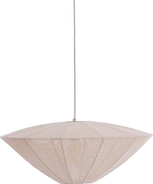 Krémové závěsné svítidlo s textilním stínidlem Satilla – Light & Living Light & Living