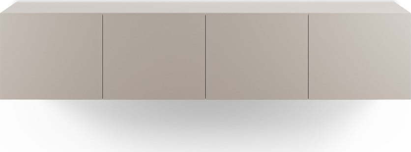 Krémový TV stolek 180x38x35 cm Daroca – Marckeric Marckeric