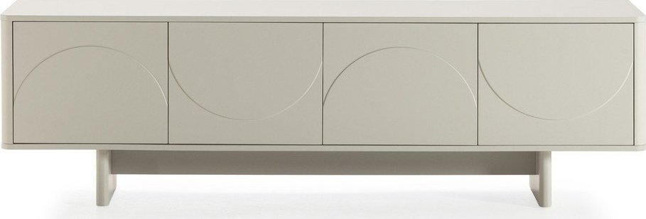 Krémový TV stolek 180x55x40 cm Solei – MOME Mome