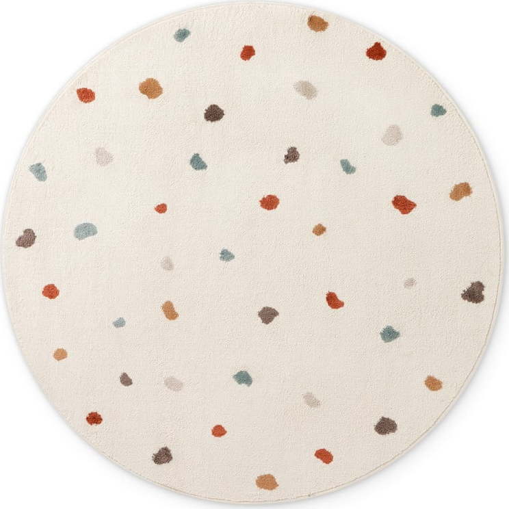 Krémový dětský koberec ø160 cm Funny Dots – Hanse Home Hanse Home