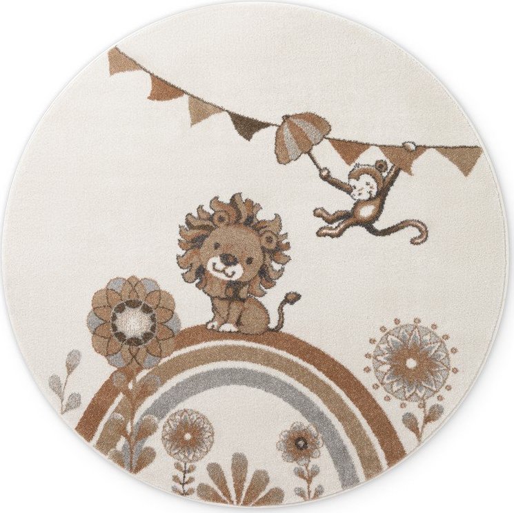 Krémový dětský koberec ø160 cm Roar like a Lion – Villeroy&Boch Villeroy & boch
